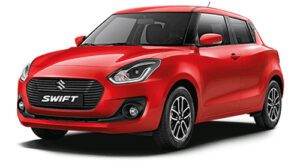 Maruti Suzuki Swift new model red colour for rent in Goa